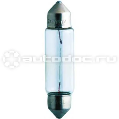 PHILIPS Лампа накаливания T10.5x38 24V-10W (SV8,5)