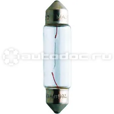 PHILIPS Лампа накаливания T10.5x43 24V-5W (SV8,5)