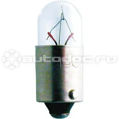 PHILIPS Лампа накаливания T4W 24V-4W (BA9s)