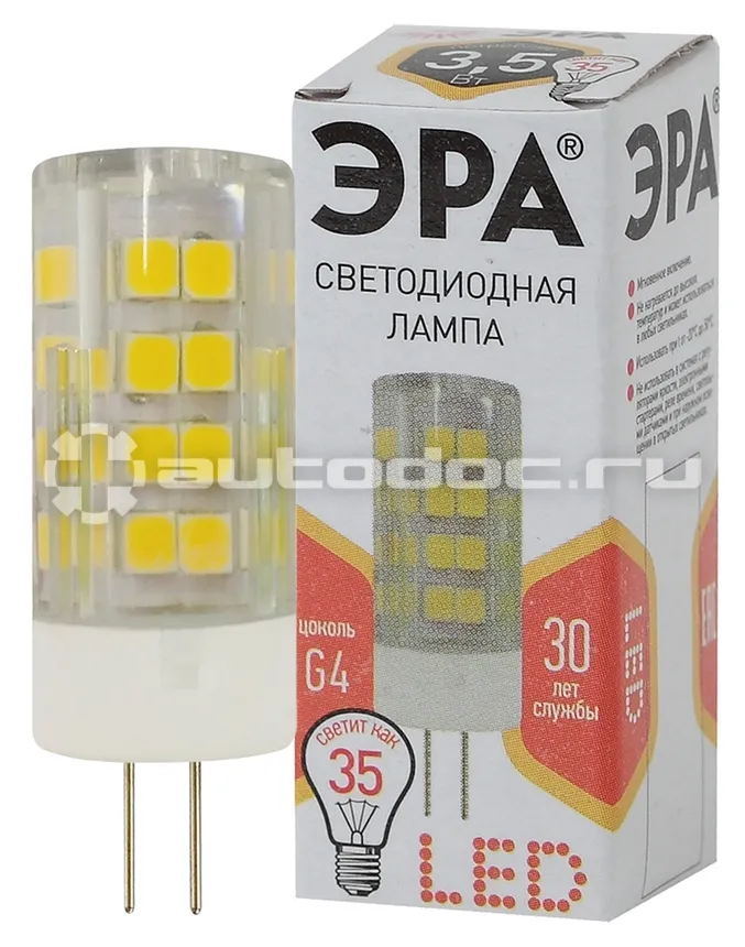 ЭРА Лампа светодиодная G4