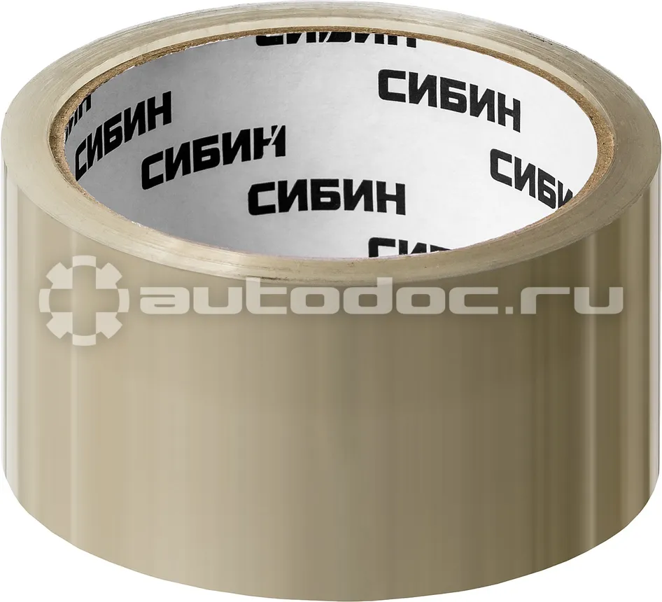 СИБИН Лента клейкая, 12055-50-50, прозрачная, 48мм х 50м