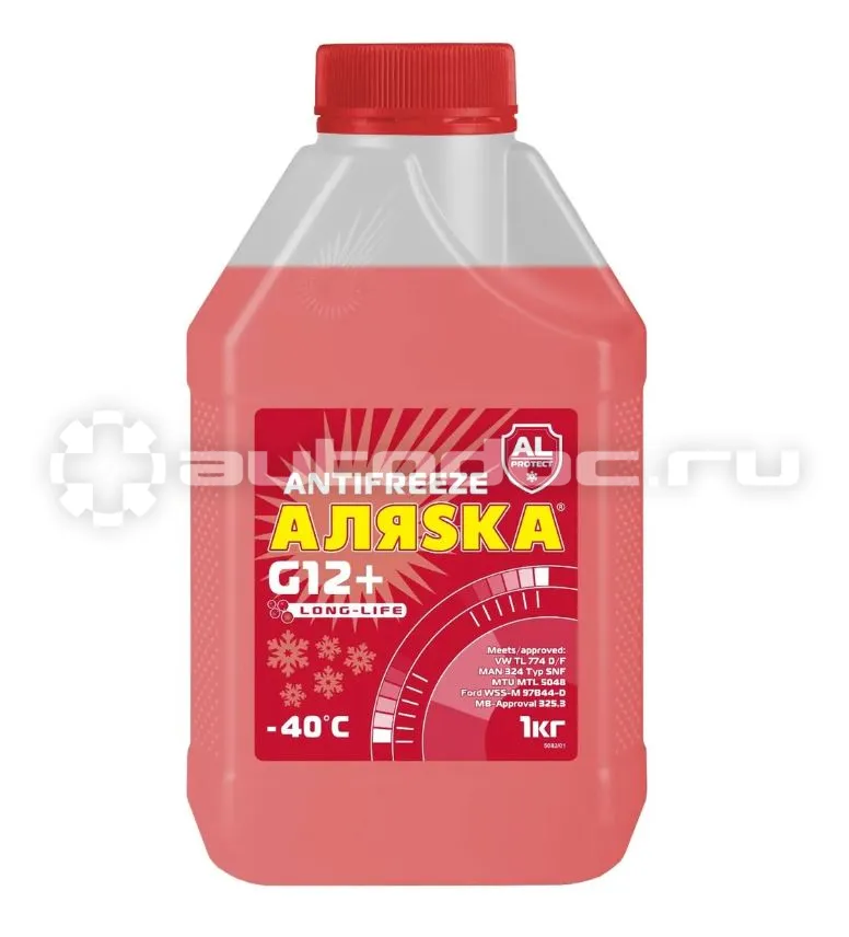 АЛЯСКА ANTIFREEZE -40 Red LONG LIFE