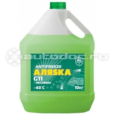 АЛЯСКА ANTIFREEZE -40 Green LONG LIFE