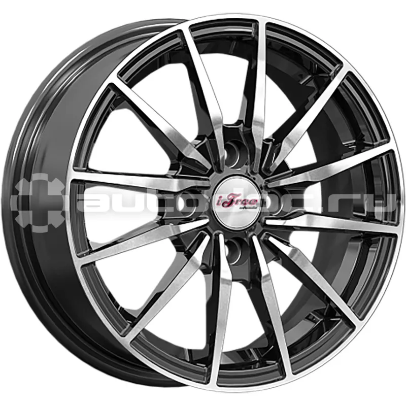 IFREE Диск колесный 5,5x14/4x100 ET39 D56,6 Финчер (КС1119) Блэк Джек