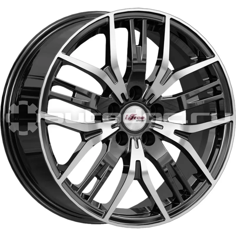 IFREE Диск колесный 7x17/5x108 ET33 D60,1 Аскет (КС1072) Блэк Джек