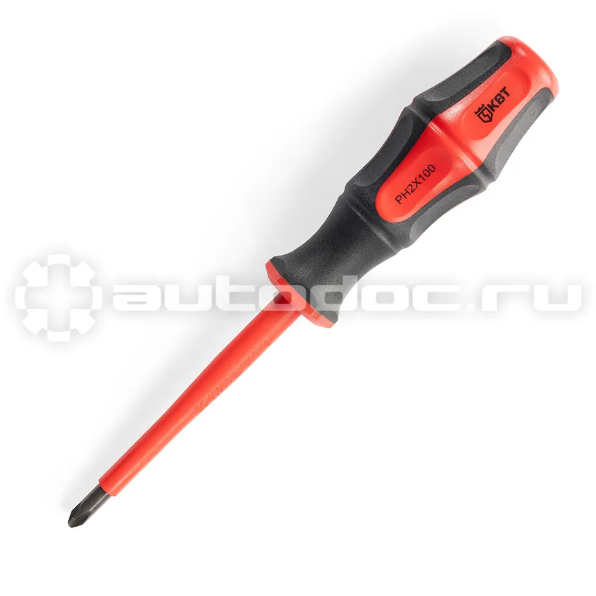 КВТ 78612 Отвертка диэлектрическая "Профи" PH2*100