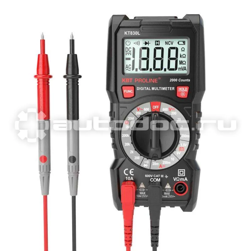 КВТ Мультиметр цифровой KT 830L "PROLINE"