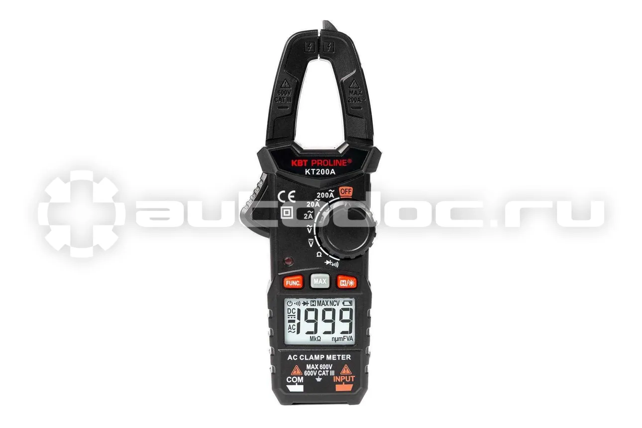 КВТ Токовые клещи KT 200A PROLINE