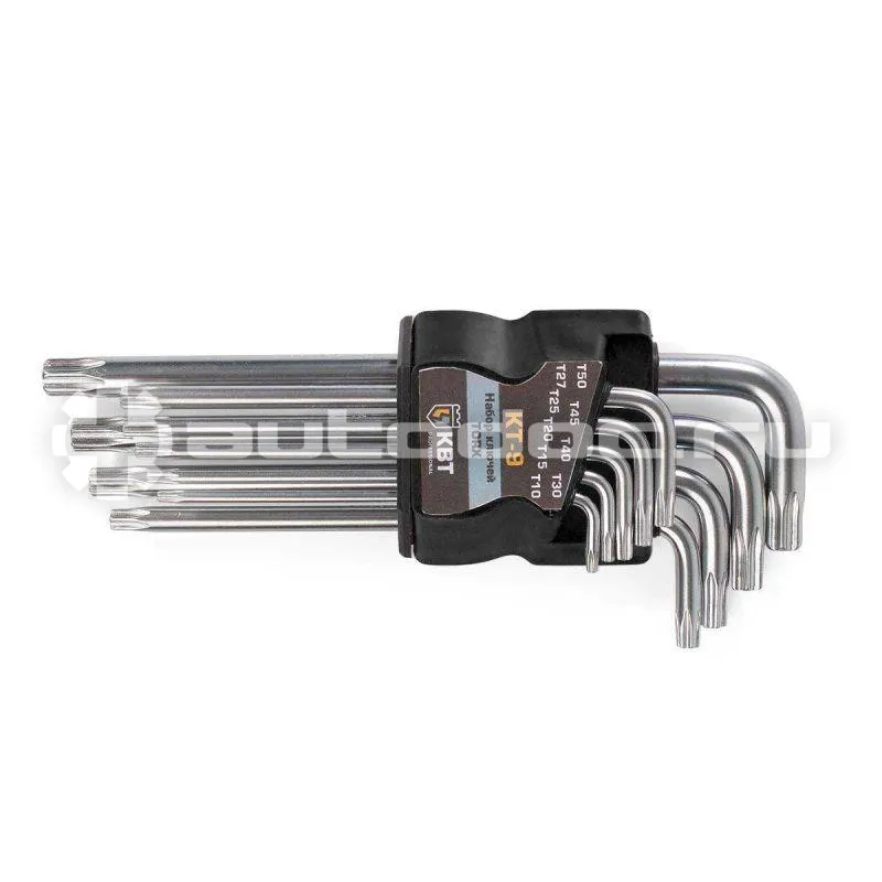 КВТ Набор ключей TORX КТ-9 (Т10-Т50) серия KBT-PROFESSIONAL