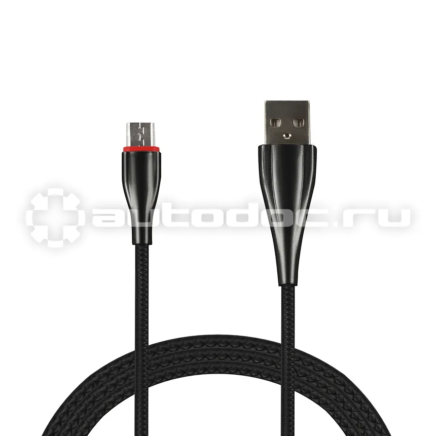 WIIIX Кабель CB340-UMU-10B микро-USB черный кор.рос.