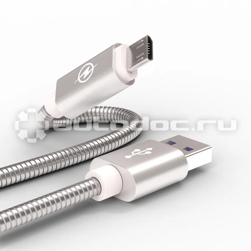 WIIIX Data-кабель микро-USB серебряный