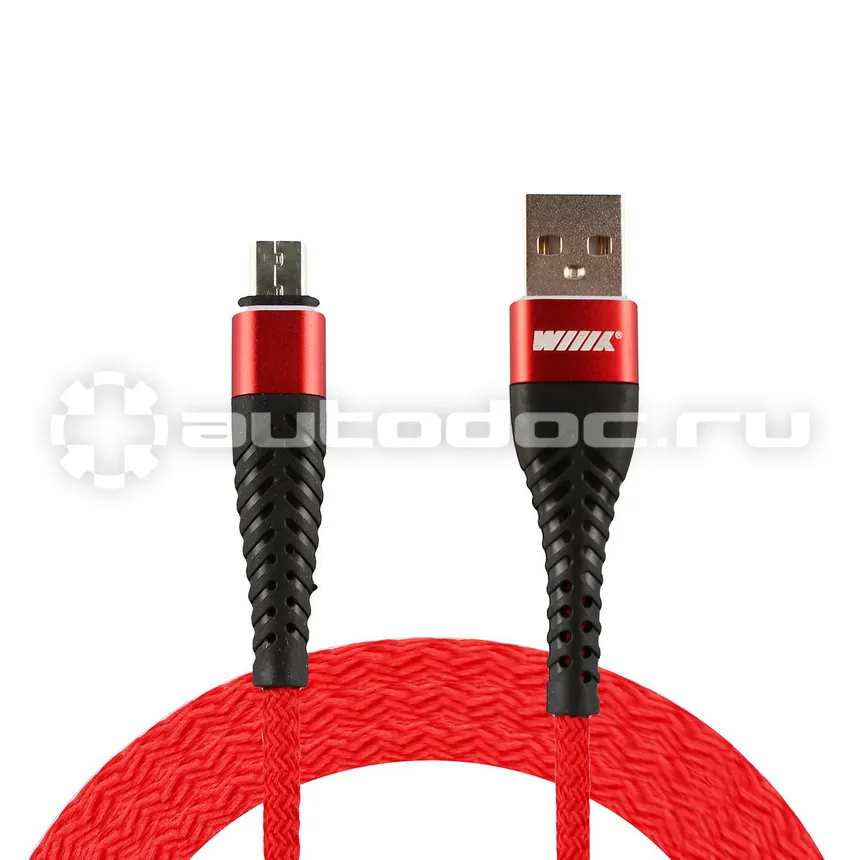 WIIIX Data-кабель микро-USB красный