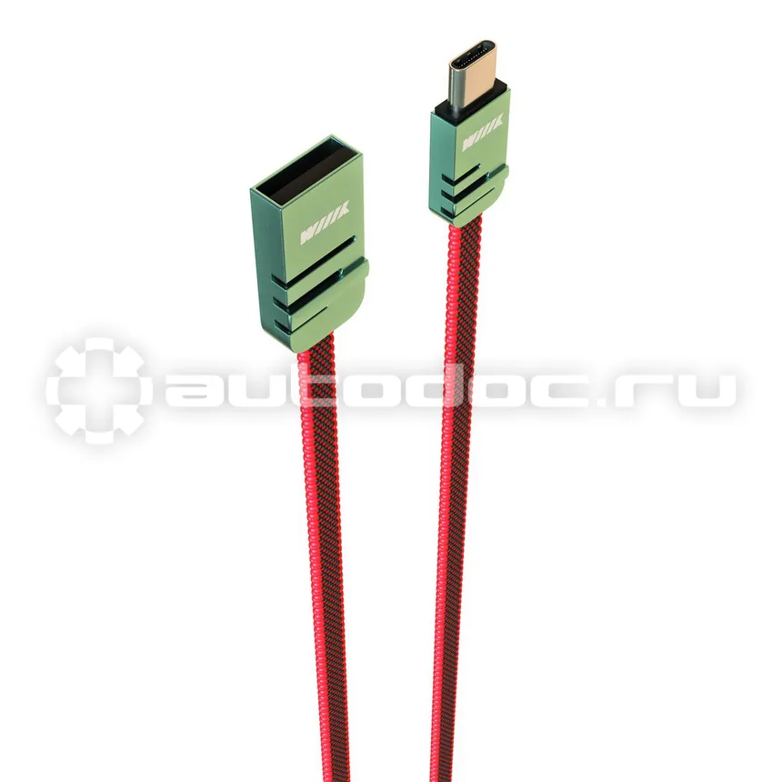 WIIIX Data-кабель Type-C красный 1м