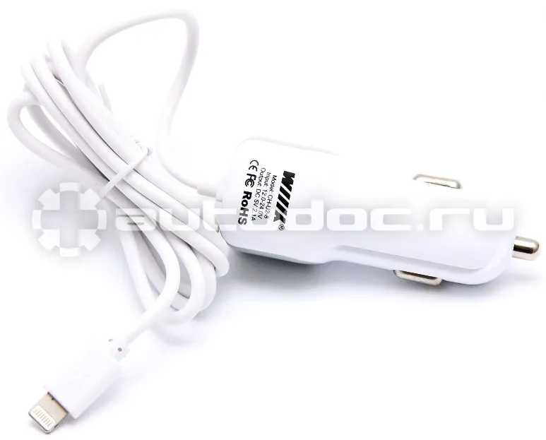 WIIIX Зарядное устройство в авто с USB-Lightning CH-U2-8