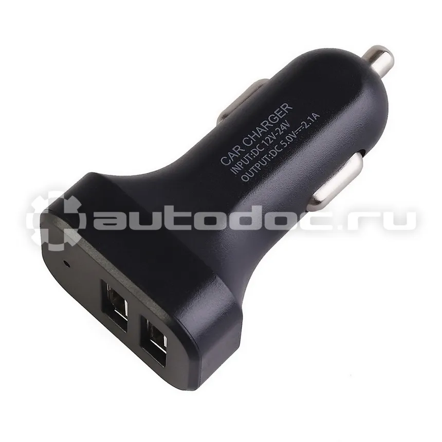 WIIIX Зарядное устройство UCC-2-15B с двумя USB-портами, черный