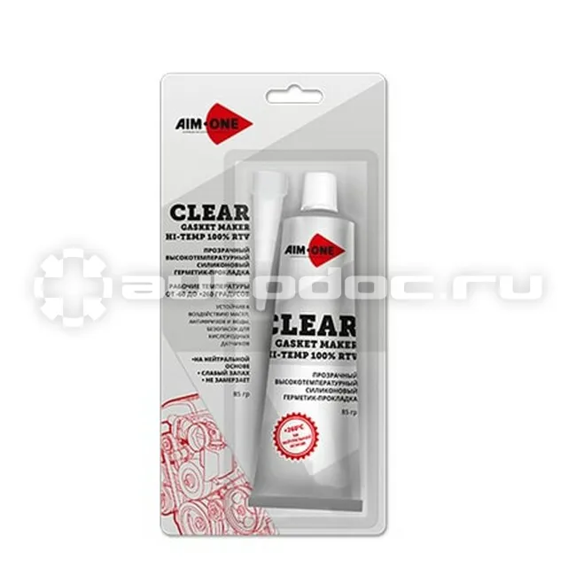 AIM-ONE CLEAR RTV GASKET MAKER Герметик для прокладок прозрачный