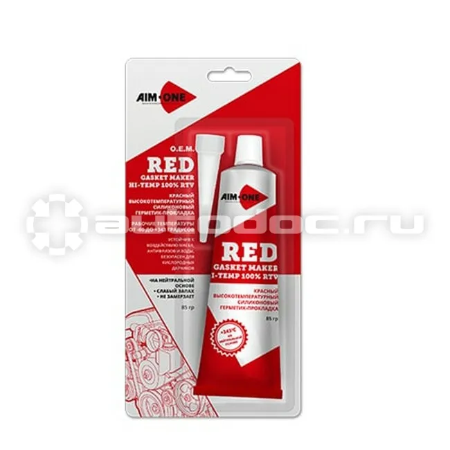 AIM-ONE RED RTV GASKET MAKER Герметик для прокладок красный