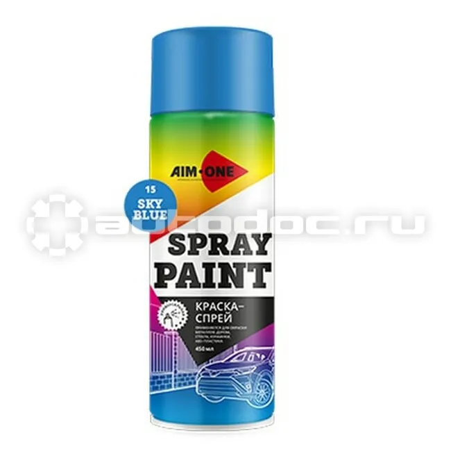 AIM-ONE SPRAY PAINT BLUE Краска-спрей