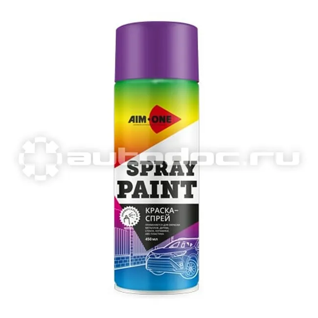 AIM-ONE SPRAY PAINT BRIGHT PURPLE Краска-спрей