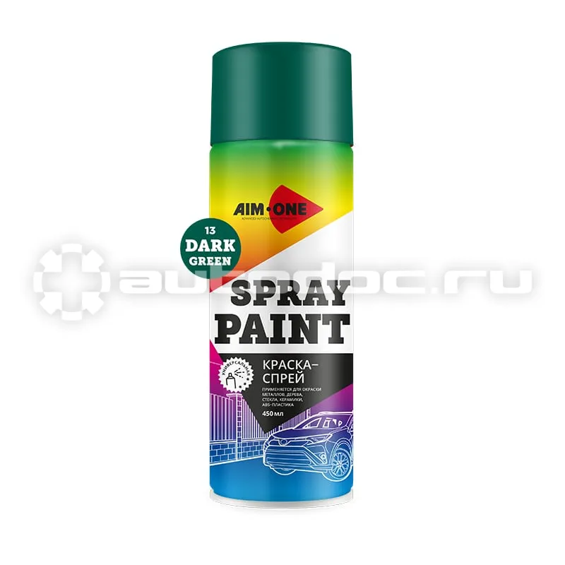 AIM-ONE SPRAY PAINT GREEN Краска-спрей