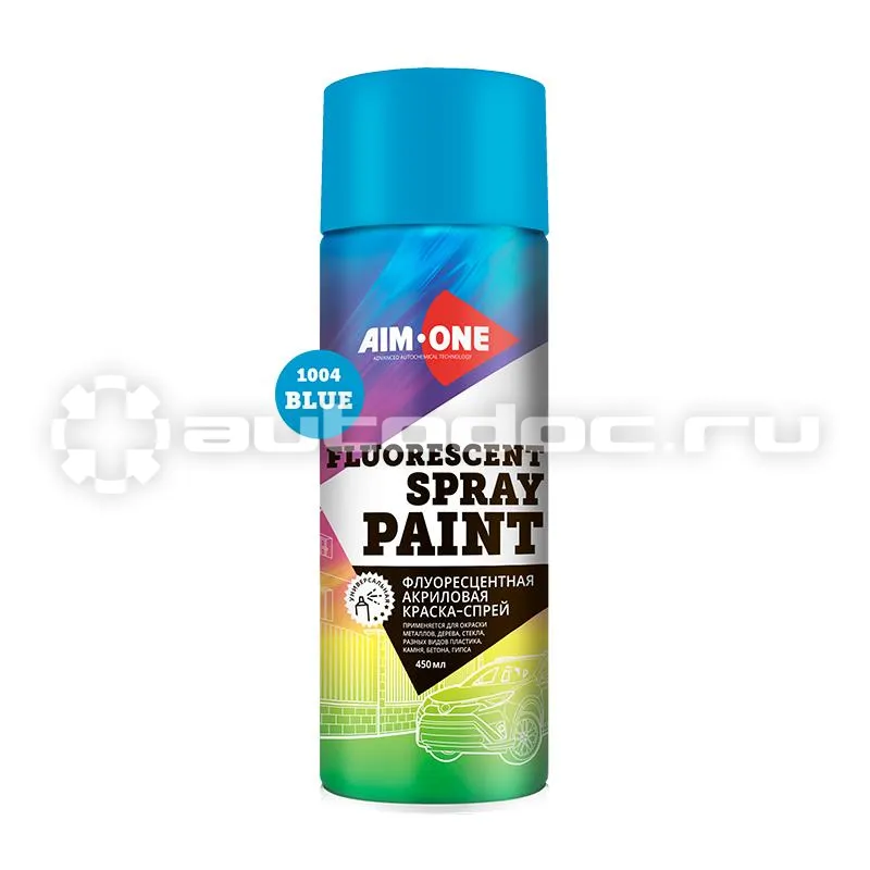 AIM-ONE Краска SPF-BL1004 флуоресцентная, голубая