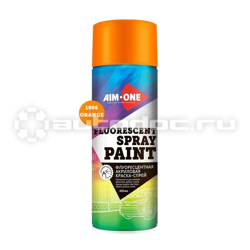AIM-ONE Краска SPF-OR1006 флуоресцентная, оранжевая