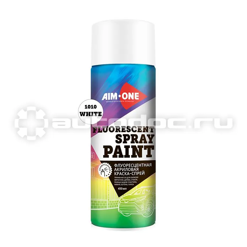 AIM-ONE Краска SPF-WH1010 флуоресцентная, белая