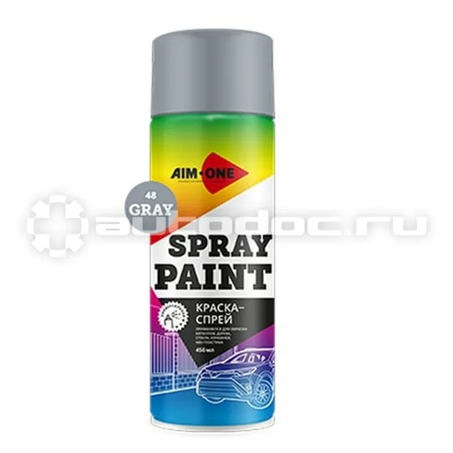 AIM-ONE SPRAY PAINT GRAY Краска-спрей
