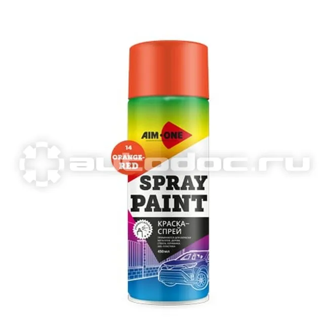 AIM-ONE SPRAY PAINT ORANGE Краска-спрей