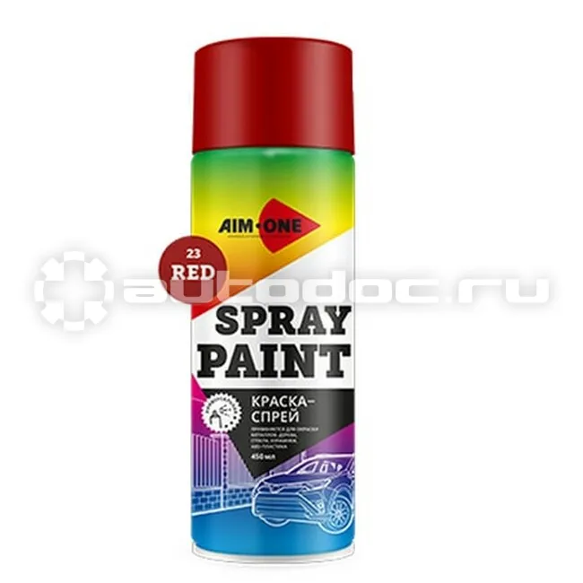 AIM-ONE SPRAY PAINT RED Краска-спрей