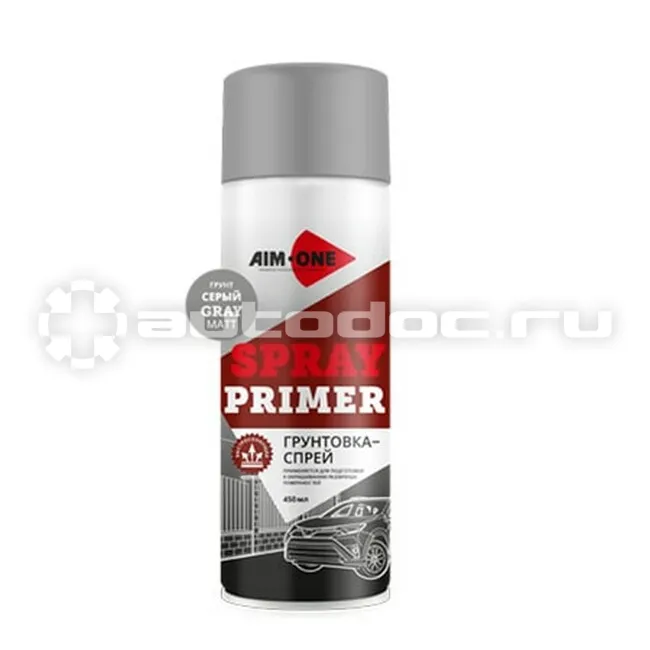 AIM-ONE SPRAY PRIMER GRAY MATT Грунтовка-спрей матовая