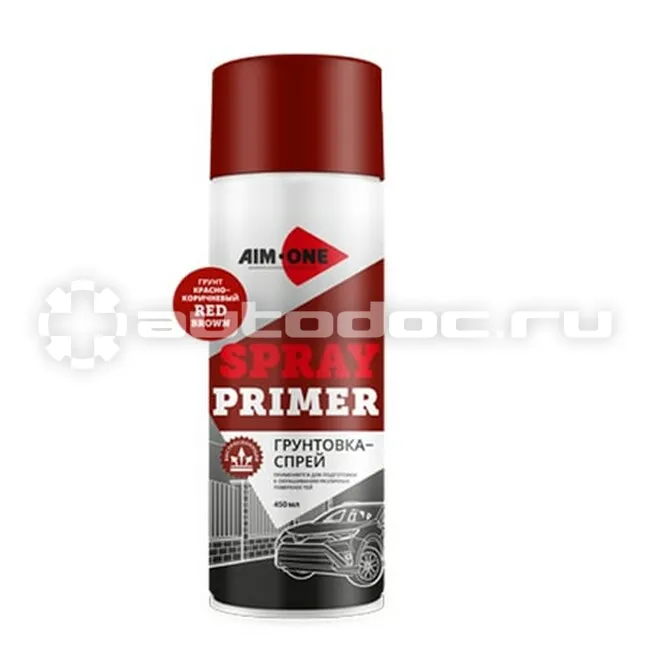 AIM-ONE SPRAY PRIMER RED BROWN Грунтовка-спрей красно-коричневая