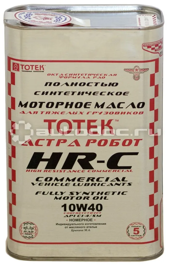 ТОТЕК HIGH RESISTANCE COMMERCIAL 10W-40