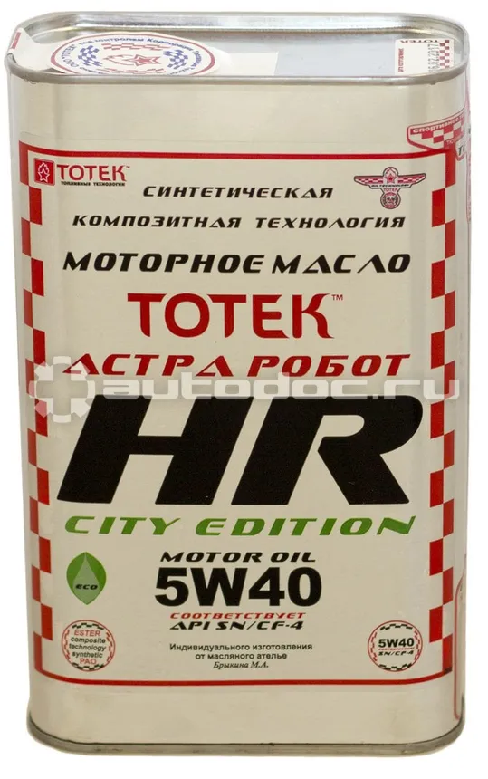 ТОТЕК HR CITY EDITION 5W-40