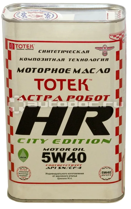 ТОТЕК HR CITY EDITION 5W-40