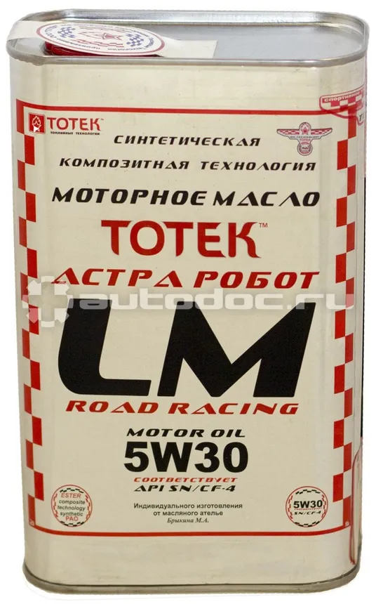 ТОТЕК LM ROAD RACING 5W-30