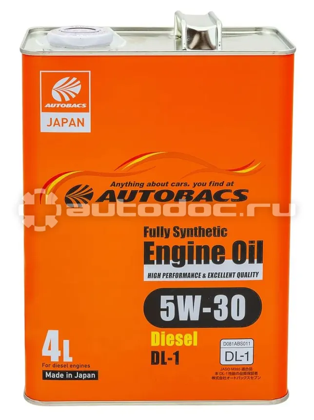 AUTOBACS Fully Synthetic DIESEL 5W-30 JASO DL-1