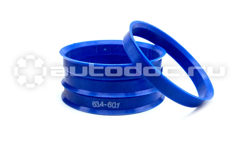 SDS EXCLUSIVE Кольца центровочные 63,4х60,1 BLUE 4 шт высококачественный пластик