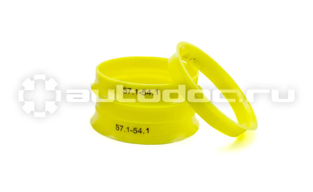SDS EXCLUSIVE Кольца центровочные 57,1х54,1 YELLOW 4 шт высококачественный пластик