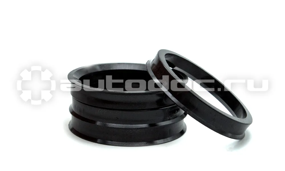 SDS EXCLUSIVE Кольца центровочные 106,1х67,1 BLACK 4 шт высококачественный пластик