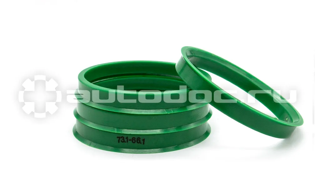 SDS EXCLUSIVE Кольца центровочные 73,1х66,1 DARK GREEN 4 шт высококачественный пластик