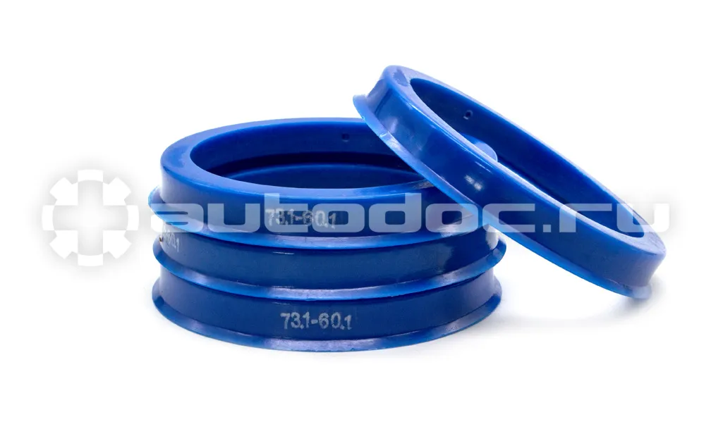 SDS EXCLUSIVE Кольца центровочные 73,1х60,1 BLUE 4 шт высококачественный пластик