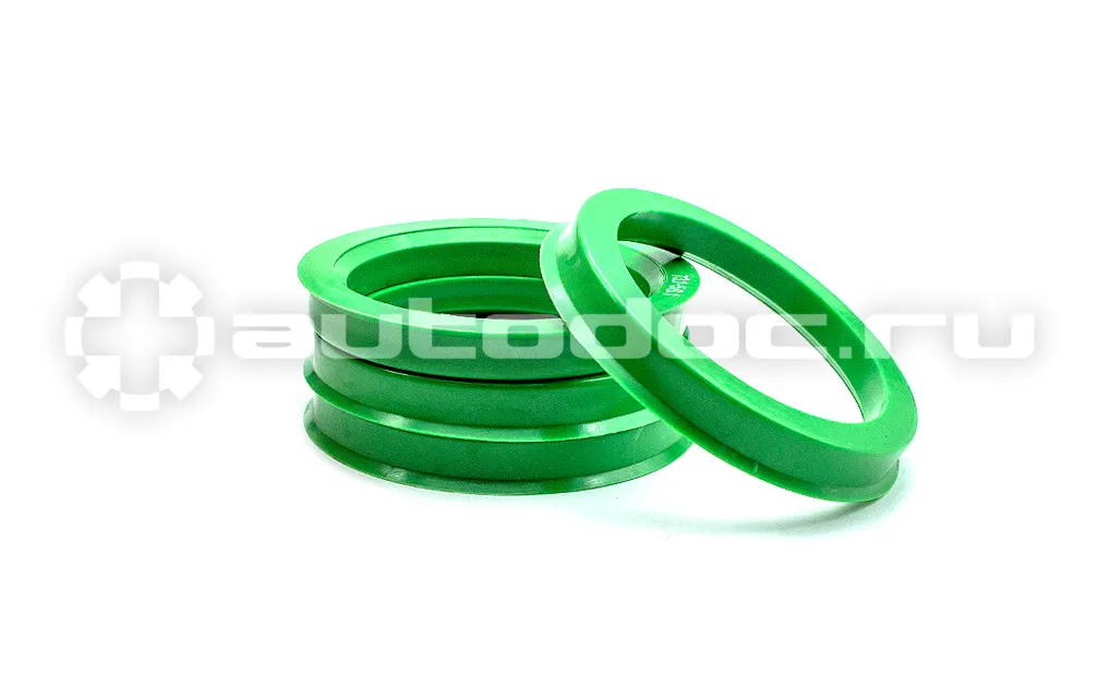 SDS EXCLUSIVE Кольца центровочные 72,6х57,1 GREEN 4 шт высококачественный пластик