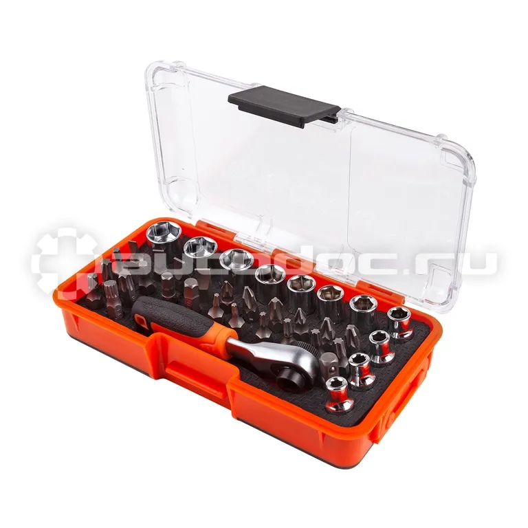AV STEEL Набор бит и головок 1 | 4" 37 предм. AV-071037