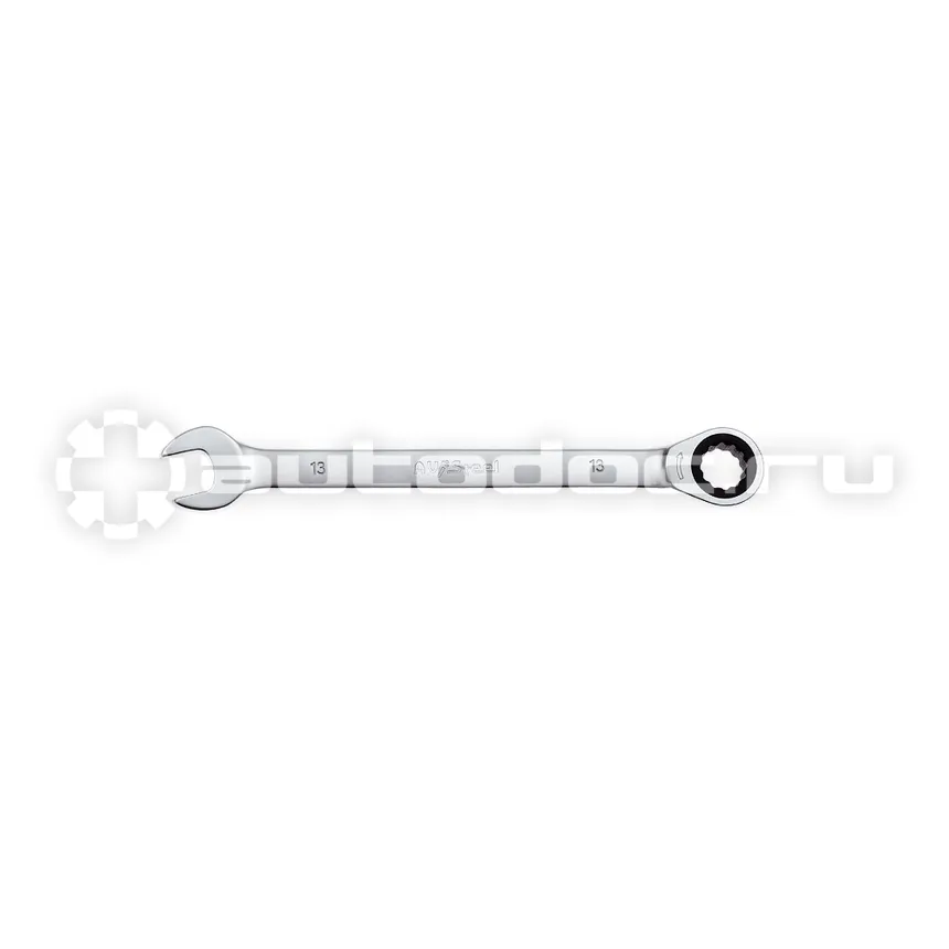 AV STEEL Ключ комбинированный (12 гран.) с трещоткой 13mm AV-315013
