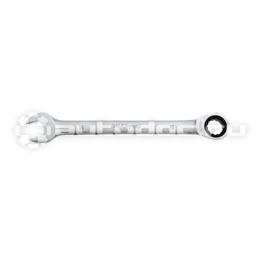 AV STEEL Ключ комбинированный (12 гран.) с трещоткой 16mm AV-315016