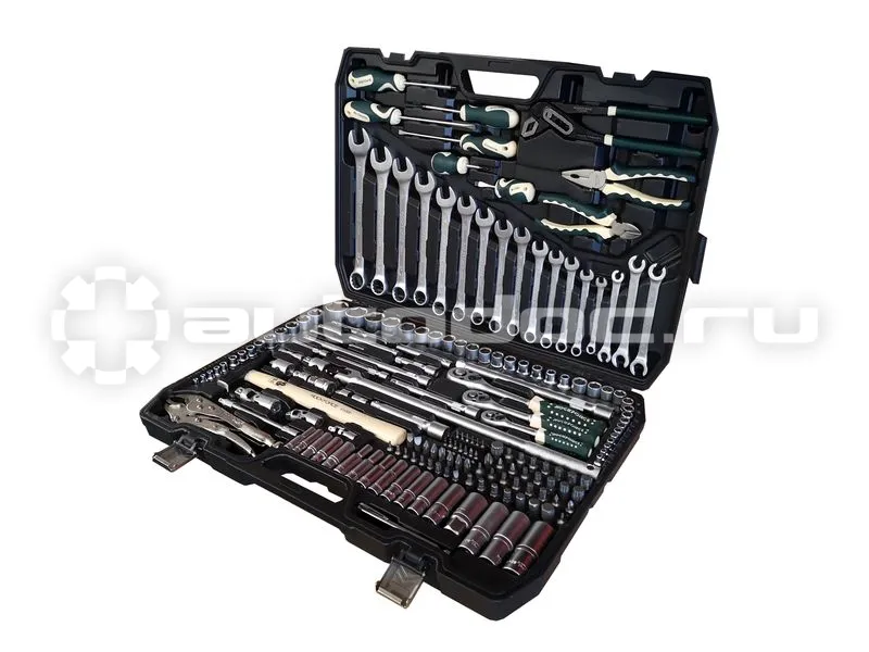 ROCKFORCE Набор инструмента RF-41802-5: 1 | 2”&1 | 4”&3 | 8”DR с 6-гранными головками 180пр.(пласт. кейс)