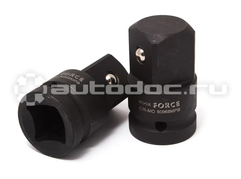 ROCKFORCE Адаптер RF-80968MPB: 3 | 4”(F) х 1”(М) ударный с шаром 63мм