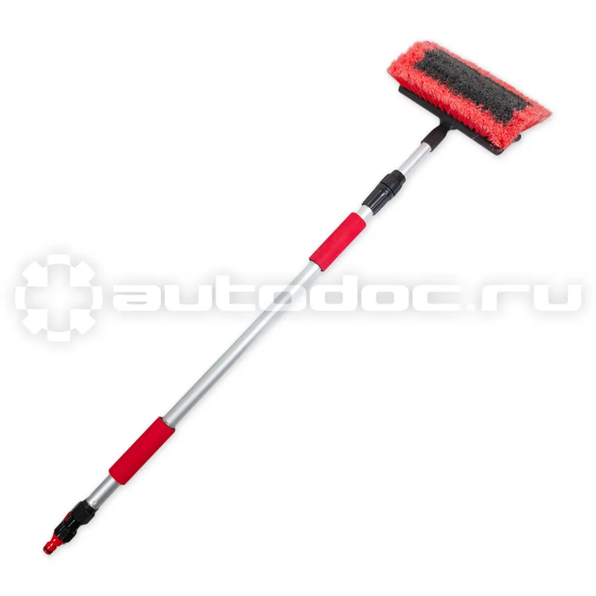 ARNEZI Щетка для мытья с краном подачи воды и телескопической мягкой ручкой L=100-168 см