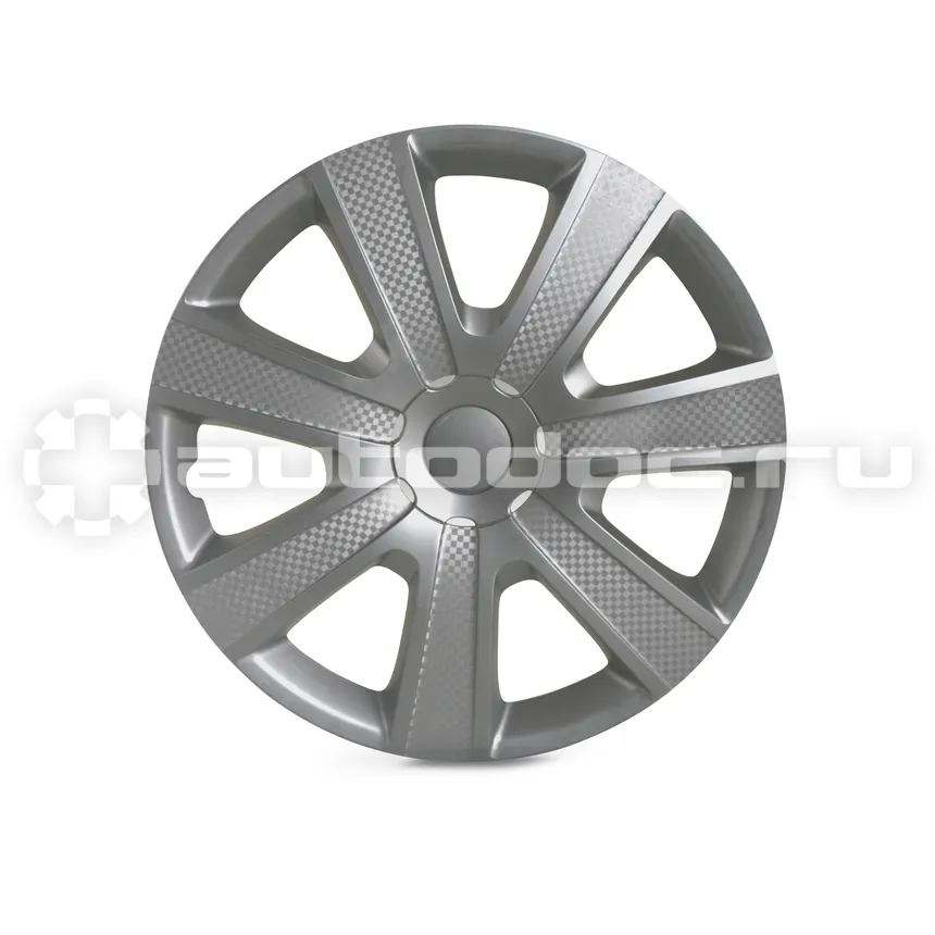 ARNEZI Колпаки R15 Hadar 4шт (серебристые) ABS-пластик